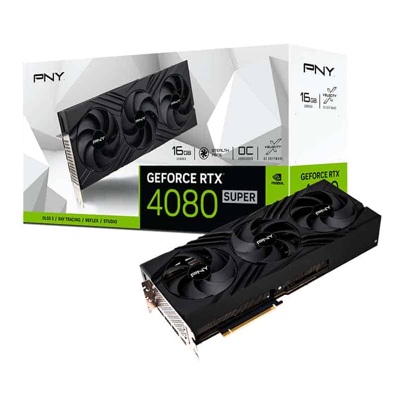 PNY NVIDIA GeForce RTX 4080 SUPER 16GB VERTO OC Ada Lovelace Graphics Card